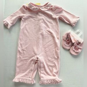Gymboree Cupcake Cutie Shoes 01 & One piece outfit 3-6 months NEW NWT